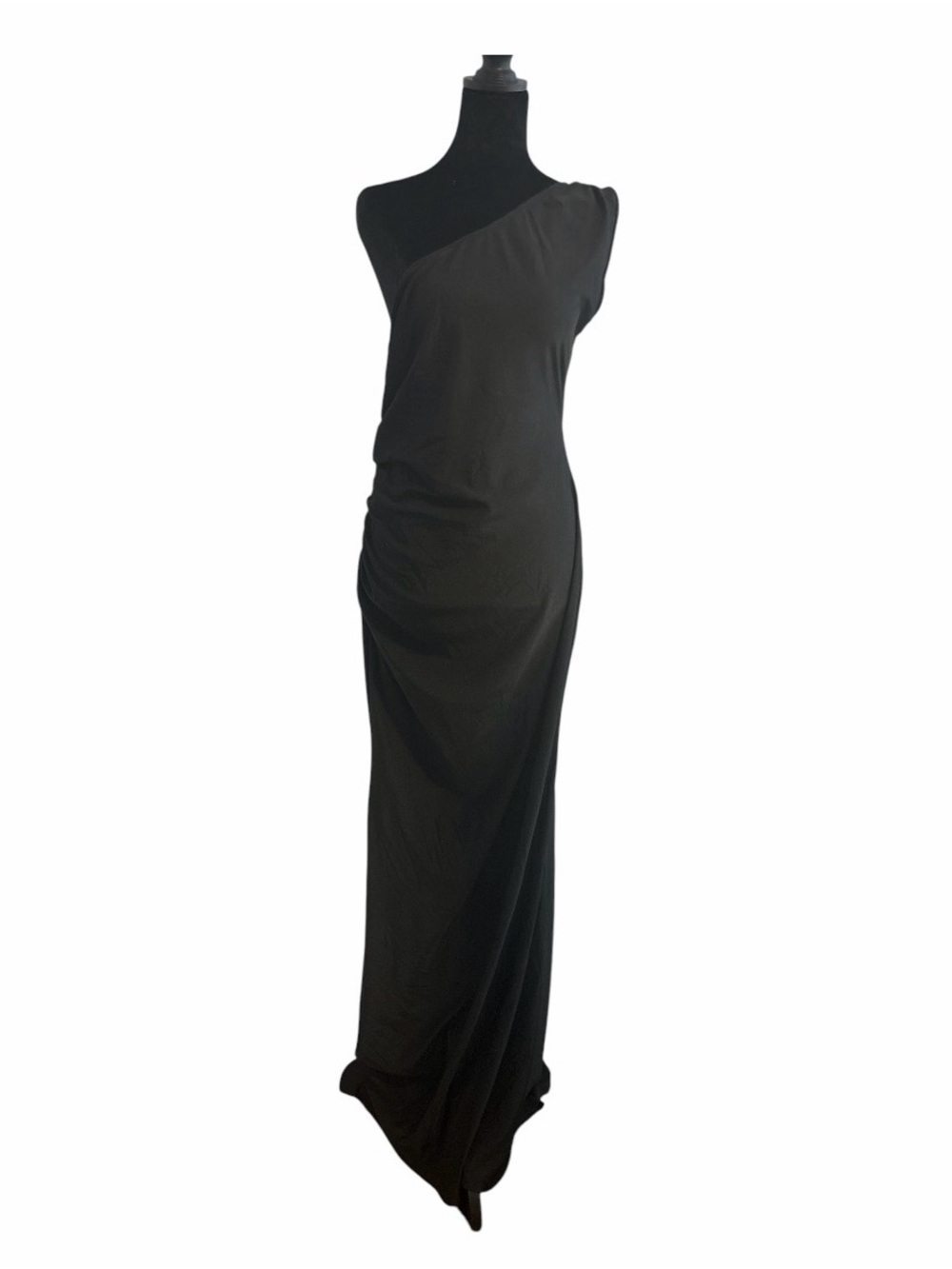 Black One-Shoulder Evening Dress Size S/M